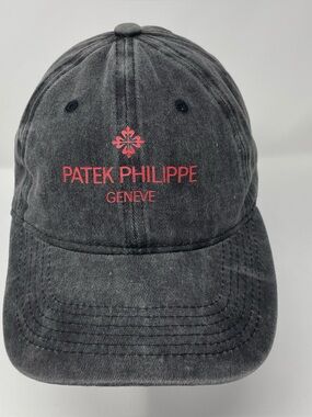 Patek Philippe Baseball Hat Gray Distressed Adjustable 100% Cotton